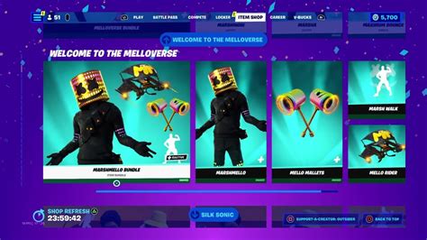 J Balvin Melloverse Marshmello Bundles Return To The Fortnite Item