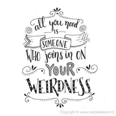 Marijketekentnl Quote Handlettering Handlettering Quotes