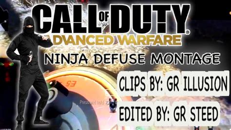 Cod Advanced Warfare Ninja Defuse Montage By Gurt Recon Youtube