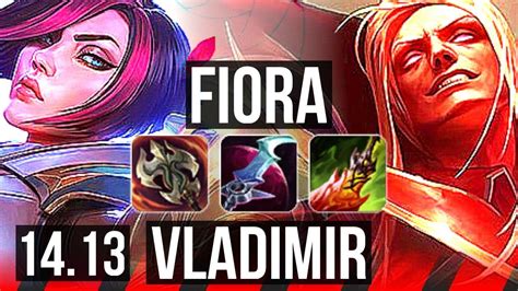 Fiora Vs Vladimir Top Solo Kills Quadra K Dmg K Comeback