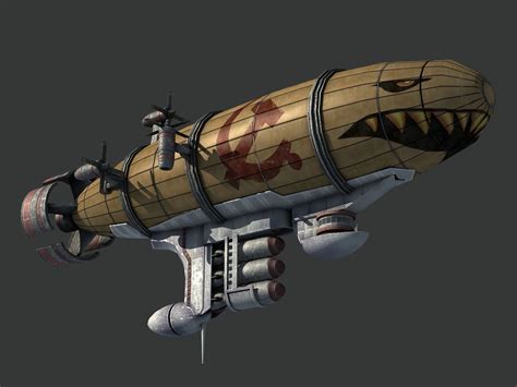 3d Model Red Alert Kirov Airship 1 Vr Ar Low Poly Cgtrader