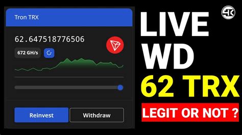 Live Withdraw Trx Dari Trustmine Tanpa Deposit Legit Or Not Free