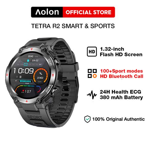 Jual Aolon Tetra R2 Smart Watch Original Waterproof Jam Tangan