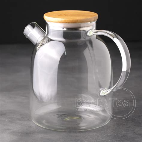 Чайник стеклянный Гранат, 1500 мл в интернет-магазине BestTea.ru