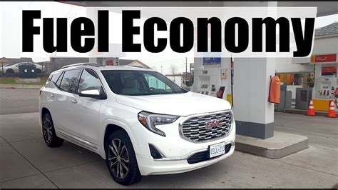 2022 GMC Terrain Fuel Economy MPG Review Fill Up Costs YouTube