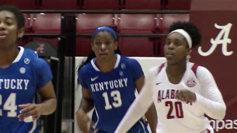 Wbb Kentucky 71 Alabama 54 Youtube