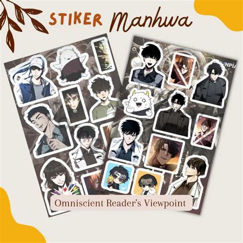 Sticker Manhwa A Waterproof Omniscient Reader S Viewpoint Stiker Anti