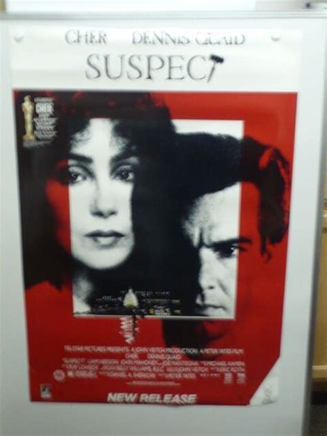 Suspect Cher Dennis Quaid Liam Neeson Home Video Poster 1987 Ebay