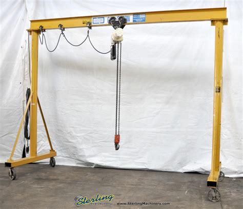 For Sale 2 Ton Used Coffing 2 Ton Hoist With Portable A Frame Gantry