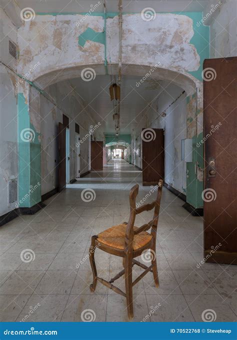 Long Corridor Inside Trans Allegheny Lunatic Asylum Stock Photo Image