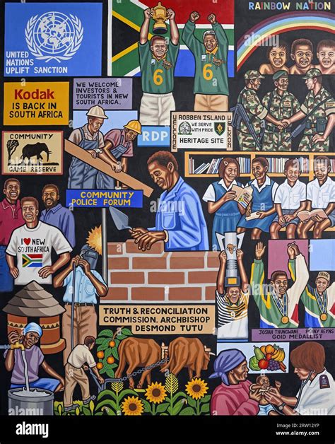 Artwork By Artist Sipho Ndlovu On The History Of South Africa