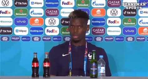 Paul Pogba Retire La Bouteille De Heineken Face Lui En Conf Rence De