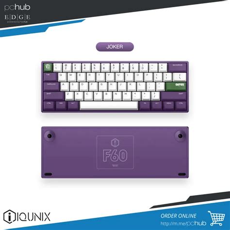 Iqunix F Joker RGB TKL Mkb Mech Keyboard Hot Swap Mx Brown Lazada PH