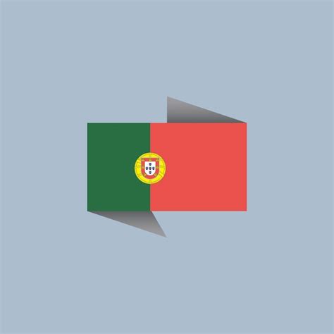 Premium Vector Illustration Of Portugal Flag Template