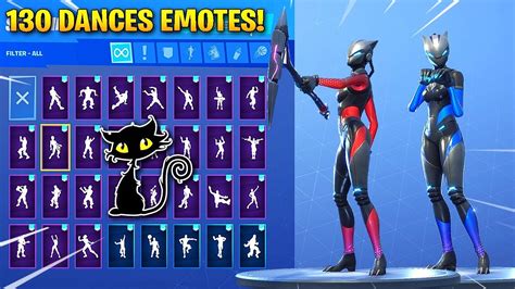 New Full Armor Lynx Cat Skin Showcase With 130 Fortnite Dances