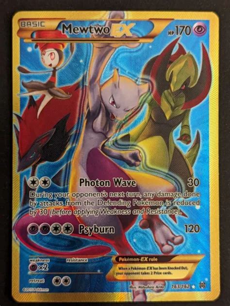 Mewtwo Ex Breakthrough Holo Secret Rare Full Art Pokemon Tcg