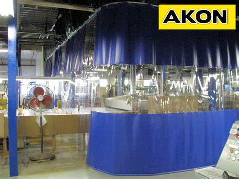 Industrial Curtains – Photo Gallery – Akon – Curtain and Dividers