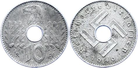 Reichskreditkassen 10 Pfennig 1940 A Sehr schön MA Shops