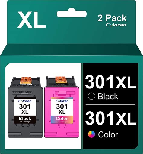 Coloran 301XL Rigenerate Cartucce Per HP 301 XL Nero E Colore Per Envy