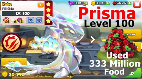 Prisma Level Up To 100 With 4 Star Dragon Mania Legends Got My 3rd