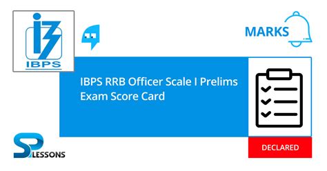 Ibps Rrb Office Scale I Prelims Exam Score Card