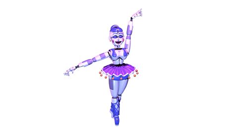 Fnaf C4d Ballora Full Body By Tinar25 On Deviantart