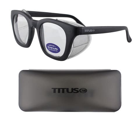 Titus Retro Style Safety Glasses With Side Shield