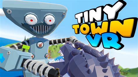 Huggy Wuggy Robô VS Godzilla no Tiny Town VR YouTube