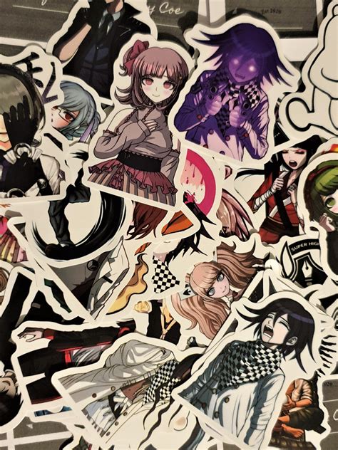 Anime Sticker Decal Danganronpa Co By Coe Etsy