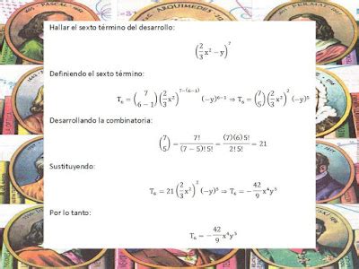 Colección de Ejercicios de Matemáticas CEM Hallar el sexto término