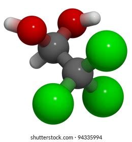 Chloral Hydrate Drug Molecule Chemical Structure Stock Illustration ...