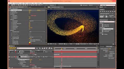 After Effects Cc Particle Systems Youtube