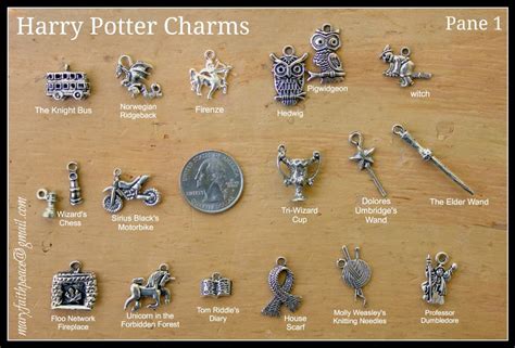 Harry Potter Pewter Charms Extensive Collection By Maryfaithpeace On Deviantart