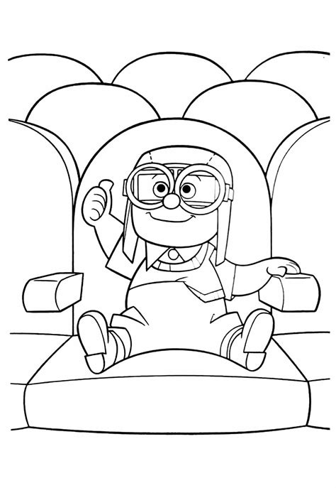 Desenhos de Up: Altas Aventuras para colorir - Bora Colorir