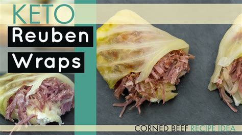 Keto Reuben Wraps Corned Beef Recipe Idea Badtuber Keto Youtube