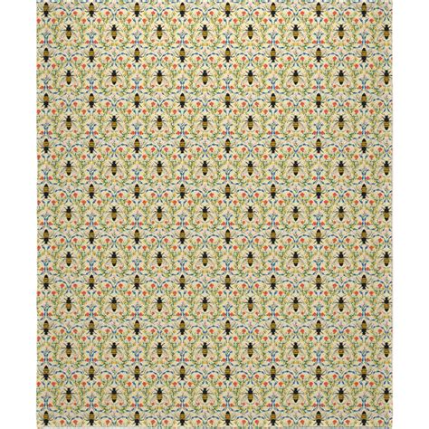 Bee Garden Multi On Cream Picnic Blanket Shutterfly