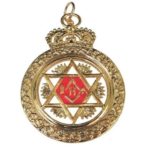 KNIGHTS OF ST ANDREW SCOTTISH RITE COLLAR JEWEL DOUBLE SIDED GOLD