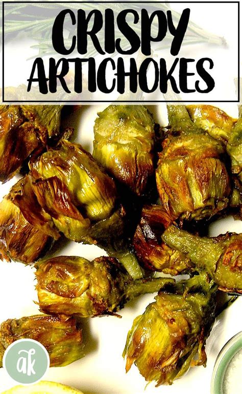 Super Easy Pan Roasted Baby Artichokes Alexandras Kitchen Recipe