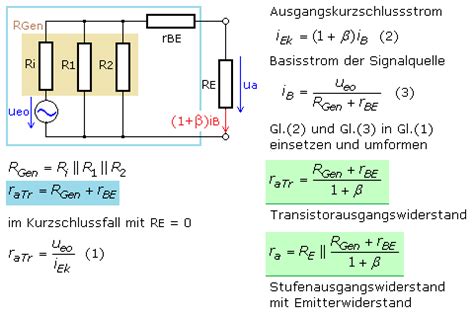 Transistorverstärker in Kollektorschaltung