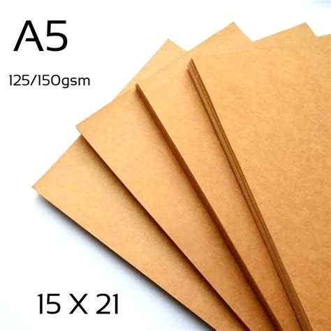 Jual Kertas Kraft Samson Ukuran A5 15x21 Shopee Indonesia