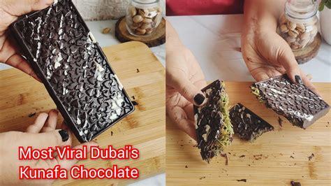 Dubai S Most Viral Kunafa Chocolate Viral Recipe Trail Viral