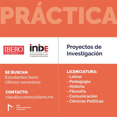 Práctica Profesional Empresarial IBERO : IBERO - INIDE