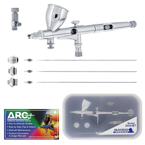 Master High Precision G Pro Set Dual Action Gravity Feed Airbrush