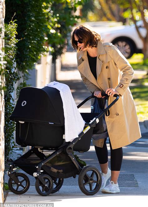 Jesinta Franklin Takes Baby Daughter Tallulah For A Walk In Her Pram