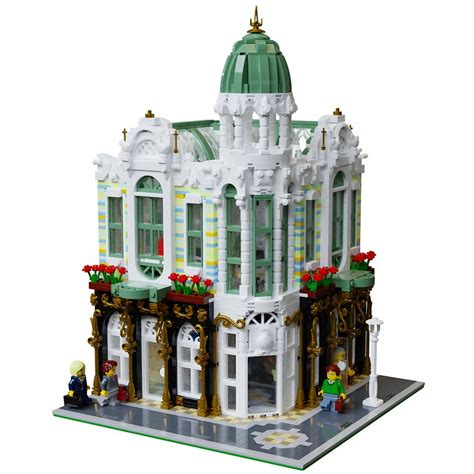 Moc Art Nouveau Modular Corner Building Lego Town Eurobricks Forums