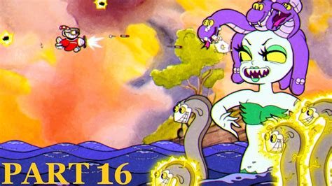 Cuphead Cala Maria Medusa And Dr Robot Boss Full Game Youtube