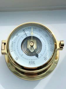 Brass Marine Barometer Mm Fcc Precision