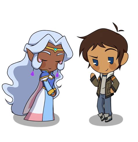 VLD Chibis - Allura and Lance by me : r/Voltron