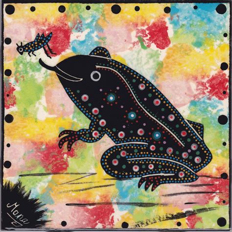 Tile With Toad MANA POTTERY