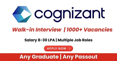 Cognizant Hiring 2024 Freshers And Experienced Salary Rs 5 25 Lpa Remote And Hybrid Role